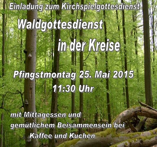 Waldgottesdienst 2015