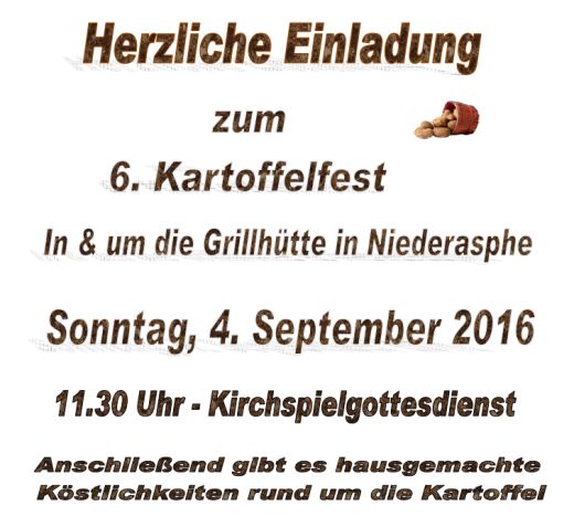 Kartoffelfest 2016