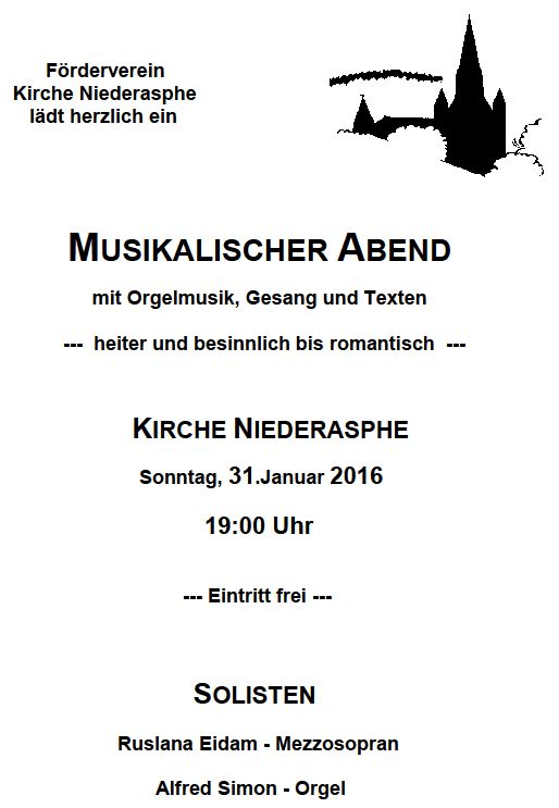 Musikalischer Abend Musikalischer Abend